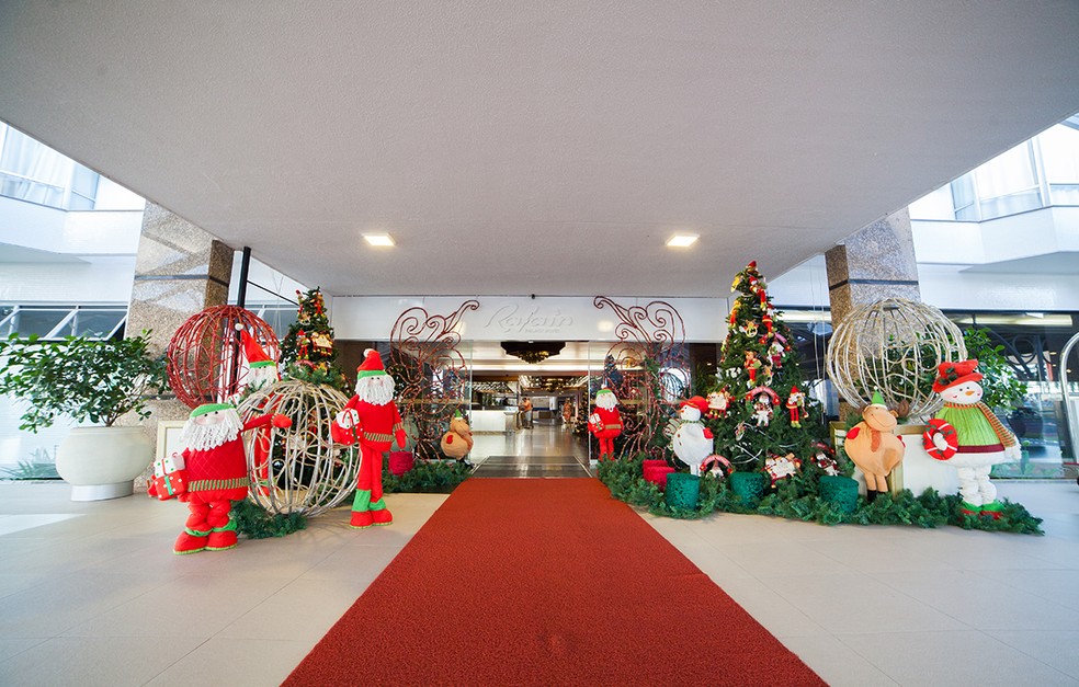 Um dos atrativos dos hotéis de Foz do Iguaçu são os pacotes e as ceias para o Natal e o Réveillon (Foto: Rafain Palace Hotel & Convention/Divulgação)