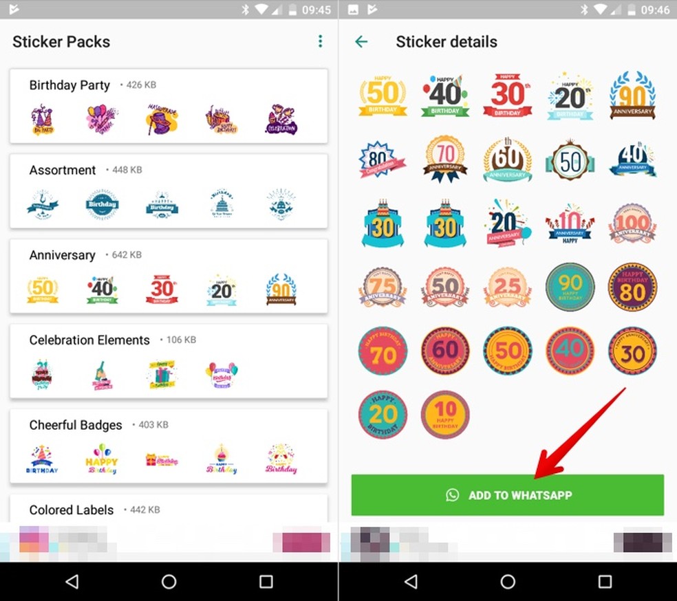 Como usar figurinhas de anivers rio para WhatsApp Redes 