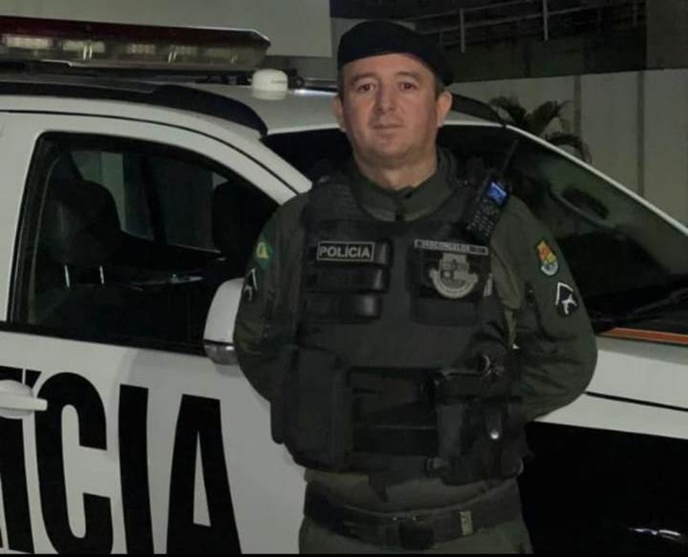Soldado da Polícia Militar Cleciano Vasconcelos foi morto a tiros na cidade de Brejo Santo, no interior do Ceará. — Foto: Arquivo pessoal