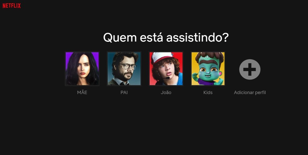 O pacote Premium da Netflix permite assistir títulos em até 4 telas simultaneamente — Foto: Reprodução/Rodrigo Fernandes