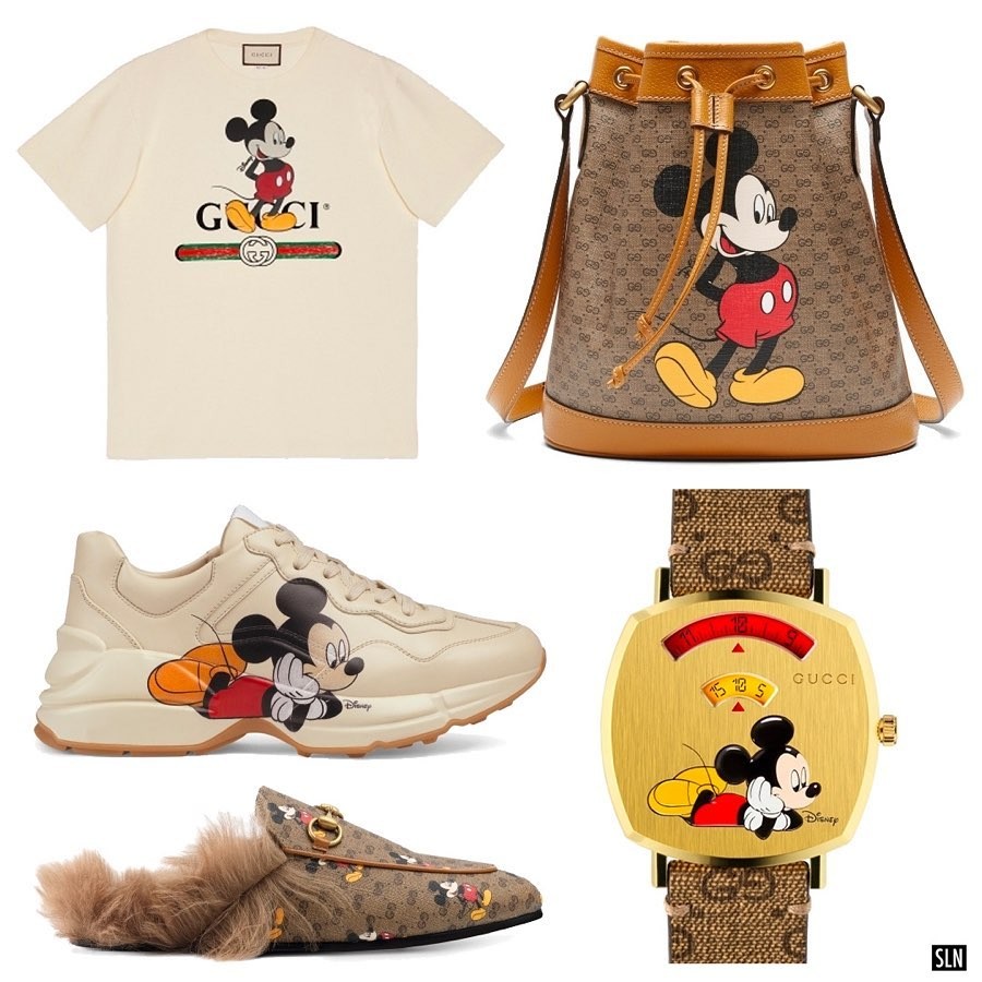 Gucci comemora o ano do rato com coleção inspirada no Mickey Mouse (Foto: Divulgação)