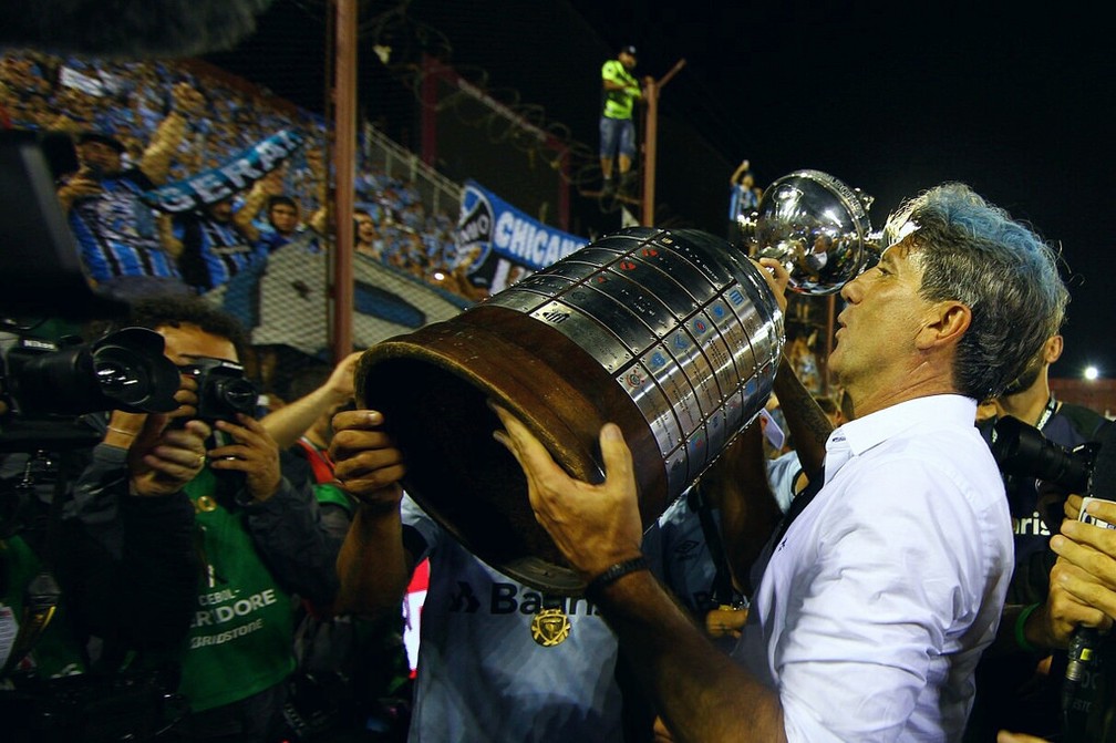 Grêmio inicia oitavas da Libertadores, e Renato iguala recorde de jogos como técnico