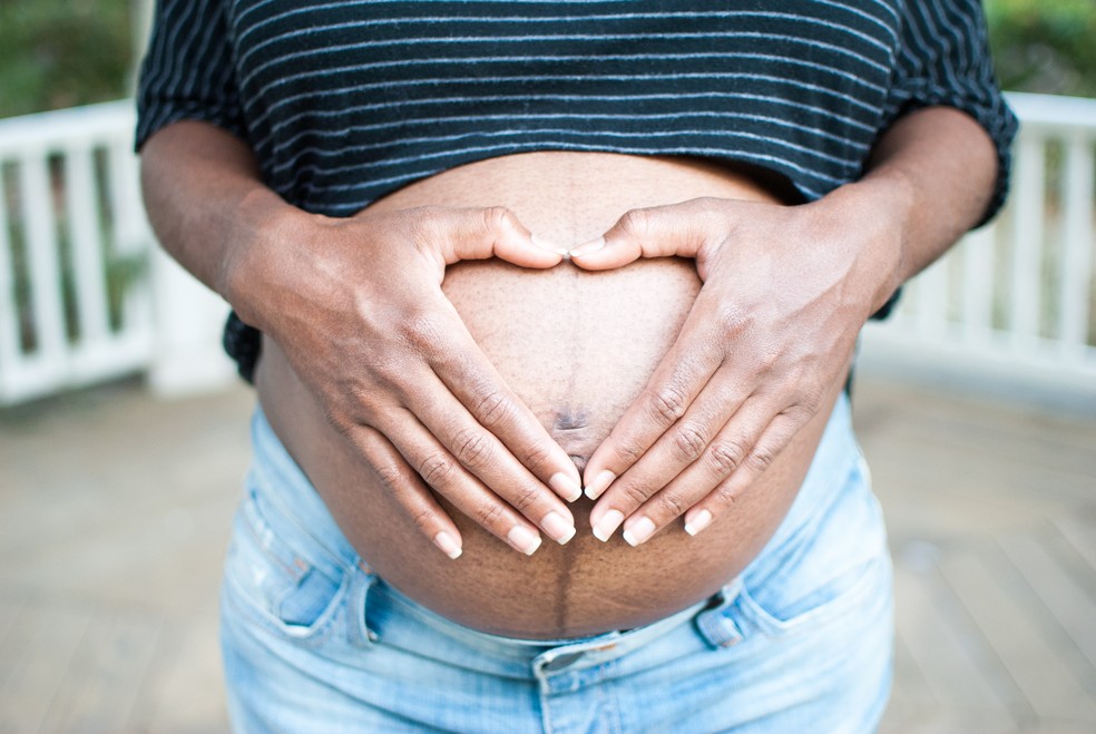 Mulher grávida — Foto: Nappy