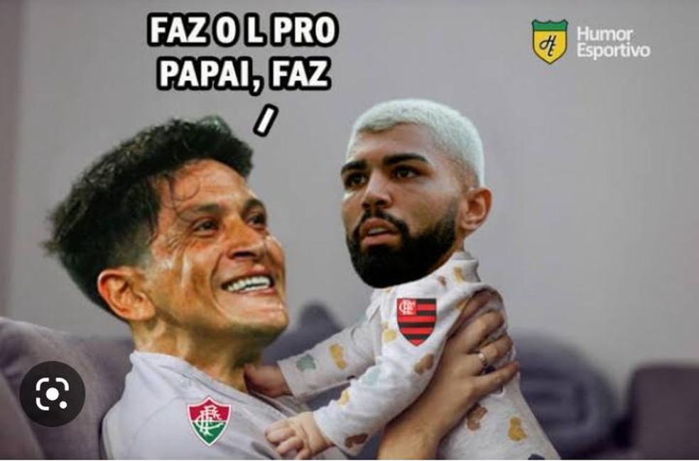 Flamengo &eacute; alvo de memes ap&oacute;s derrota para o Fluminense &mdash; Foto: Reprodu&ccedil;&atilde;o
