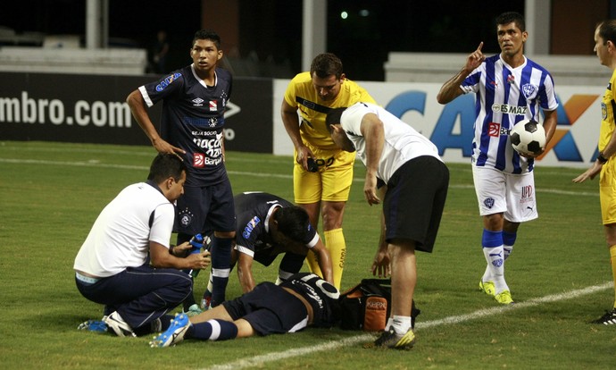 Eduardo Ramos, lesão, Remo, Rony (Foto: Tarso Sarraf/O Liberal)