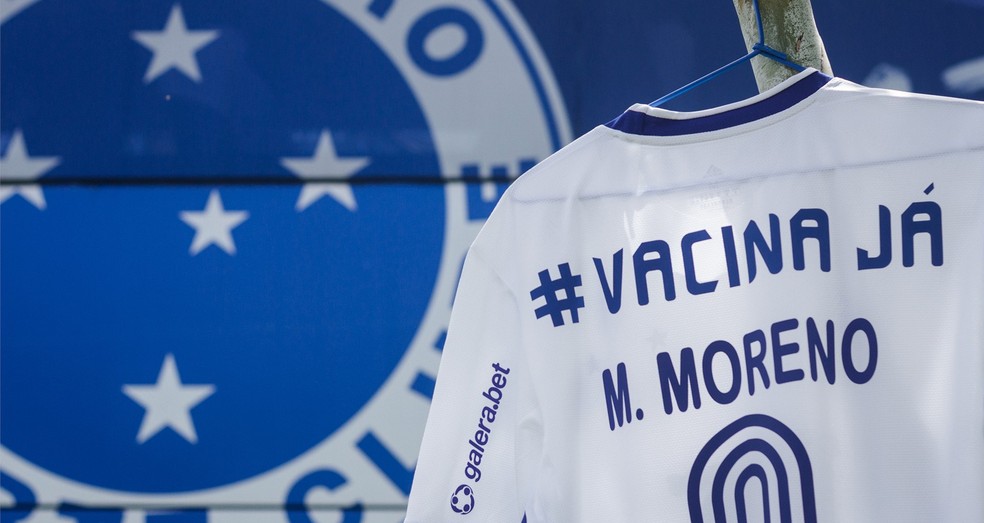 Vacina Ja Cruzeiro Vai A Campo No Classico Com Mensagem A Favor Da Prevencao A Covid 19 Cruzeiro Ge