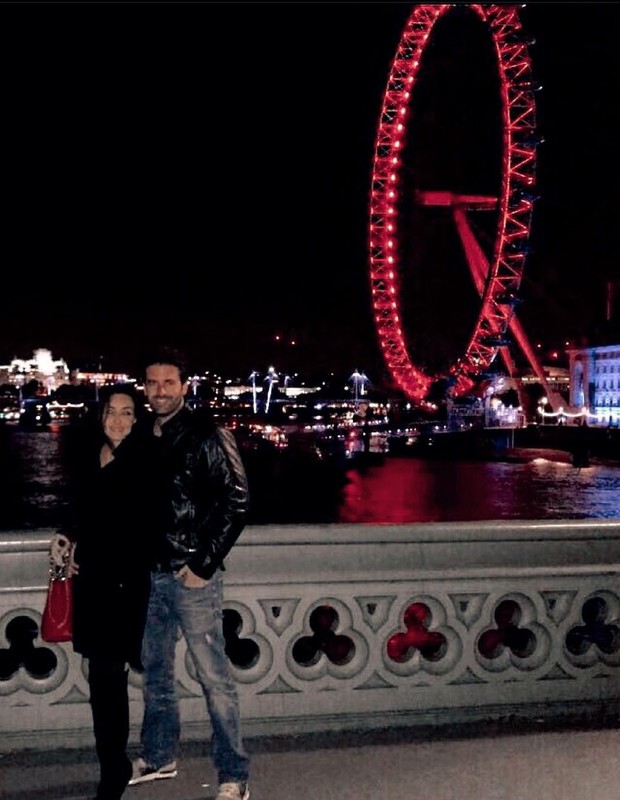 Tainá Galvão e Flávio Portella em Londres (Foto: Reprodução/Instagram)