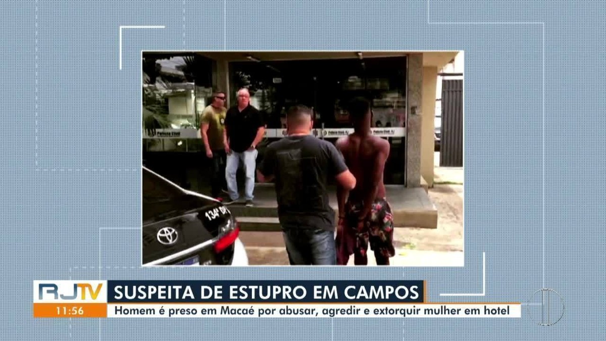 Homem é preso em Macaé, RJ, por abuso, agressão e extorsão de adolescente trans em hotel - G1