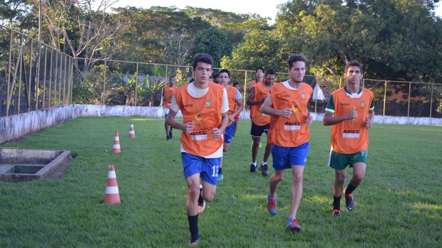 Equipe Sub-20 do União Cacoalense (Foto: Magda Oliveira)