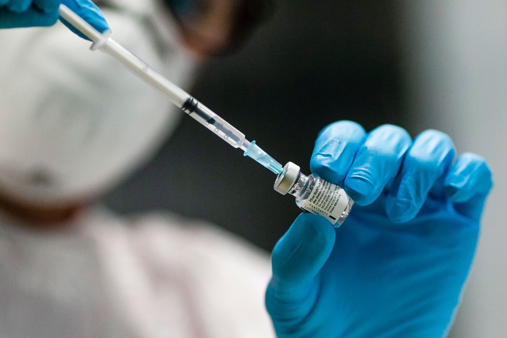 Vacina contra Covid-19 — Foto: AP Photo