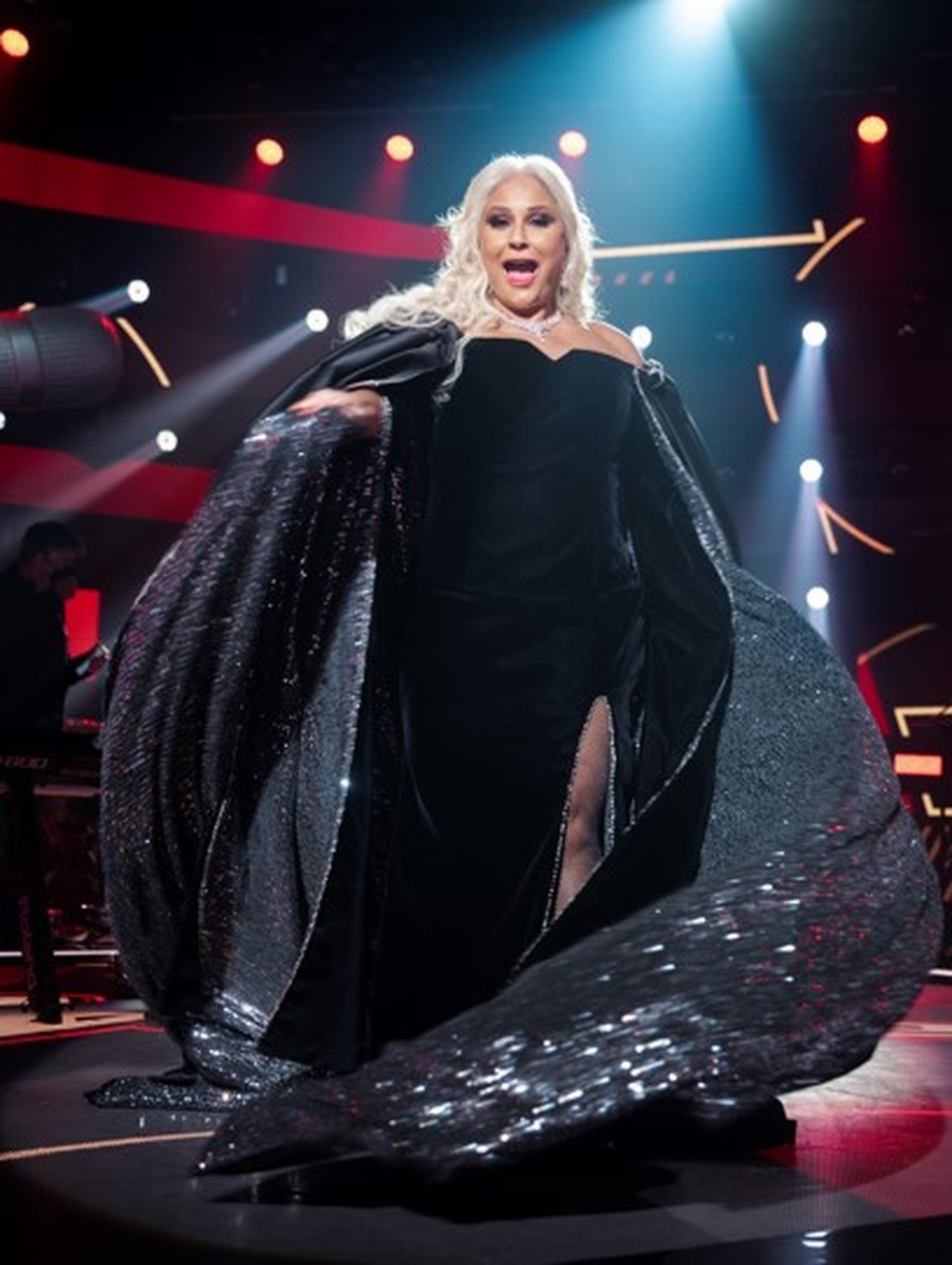 Fafá de Belém na Final do The Voice + — Foto: Camilla Maia / Gshow