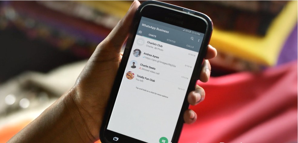 O WhatsApp Business é gratuito, mas podem ser cobradas taxas para quem optar pela integração com o Facebook — Foto: Divulgação/WhatsApp
