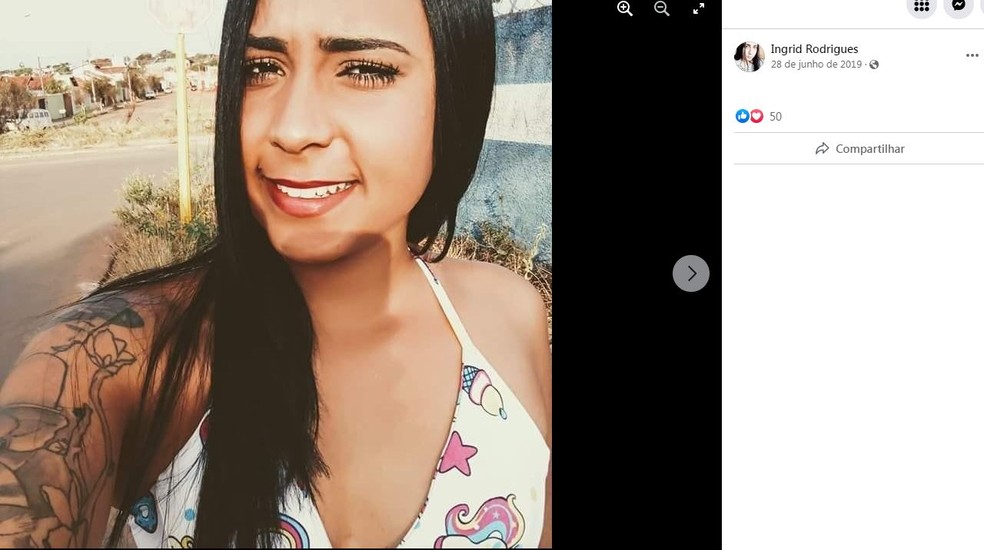 Segundo a família, Ingrid Rodrigues dos Santos não atende celular desde 28/11 e também não movimenta suas redes sociais — Foto: Reprodução/Facebook