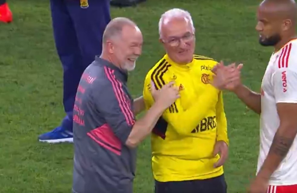 Mano Menezes e Dorival J&uacute;nior &mdash; Foto: Reprodu&ccedil;&atilde;o