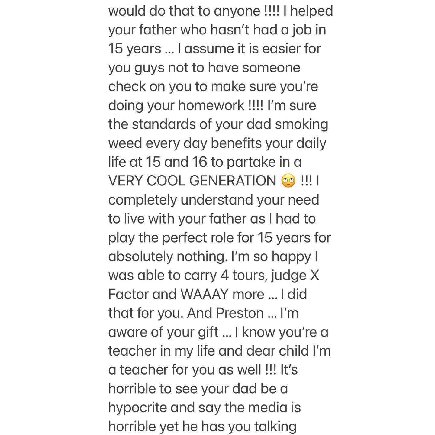 Britney Spears posta após ex dizer que filhos não querem vê-la (Foto: Reprodução/Instagram)