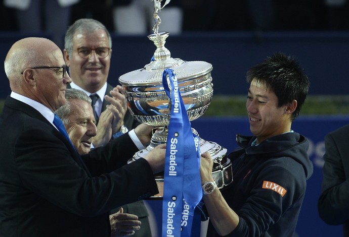 Nishikori vence ATP de Barcelona (Foto: AP )
