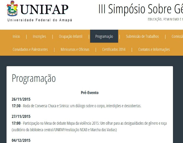 Simpósio vai acontecer na Universidade Federal do Amapá (Unifap) (Foto: Reprodução/Unifap)