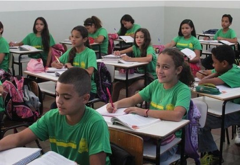 alunos da rede estadual  — Foto: Divulgação/SED