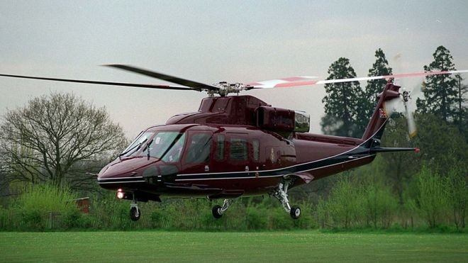 O modelo Sikorsky S-76 é normalmente usado para transportar autoridades, empresários e celebridades (Foto: Getty Images via BBC News Brasil)