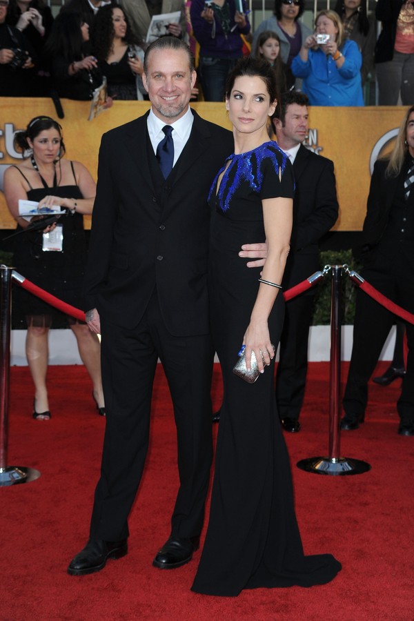A atriz Sandra Bullock e seu ex, Jesse James (Foto: Getty Images)
