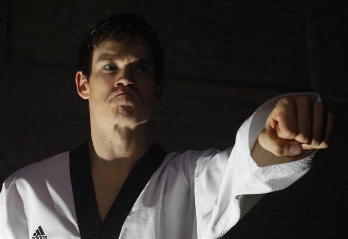 Aaron Cook, líder do ranking mundial de taekwondo (Foto: Reuters)