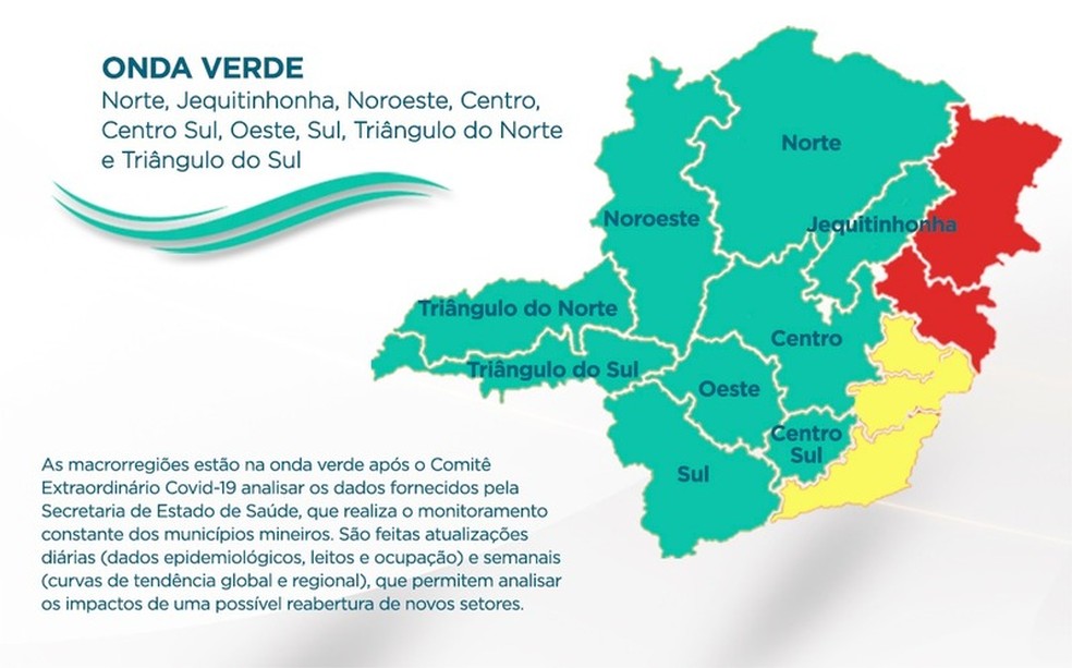 Duas Das Principais Microrregioes Do Triangulo Do Norte E Noroeste Sao Classificadas Na Onda Amarela Do Minas Consciente Triangulo Mineiro G1