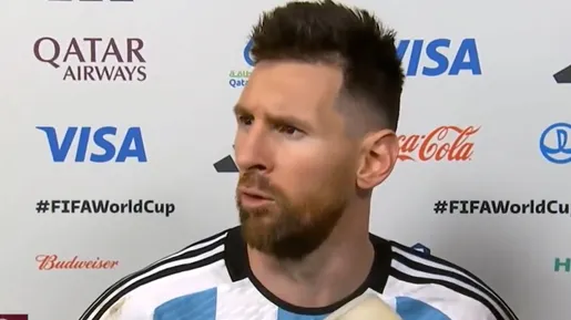 Messi se irrita em entrevista pós-jogo: 'O que foi, bobo?'
