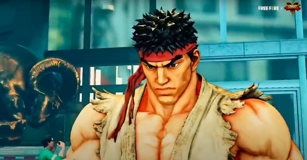 Free Fire terá participação do Street Street Fighter; Ryu é protagonista — Foto: Reprodução