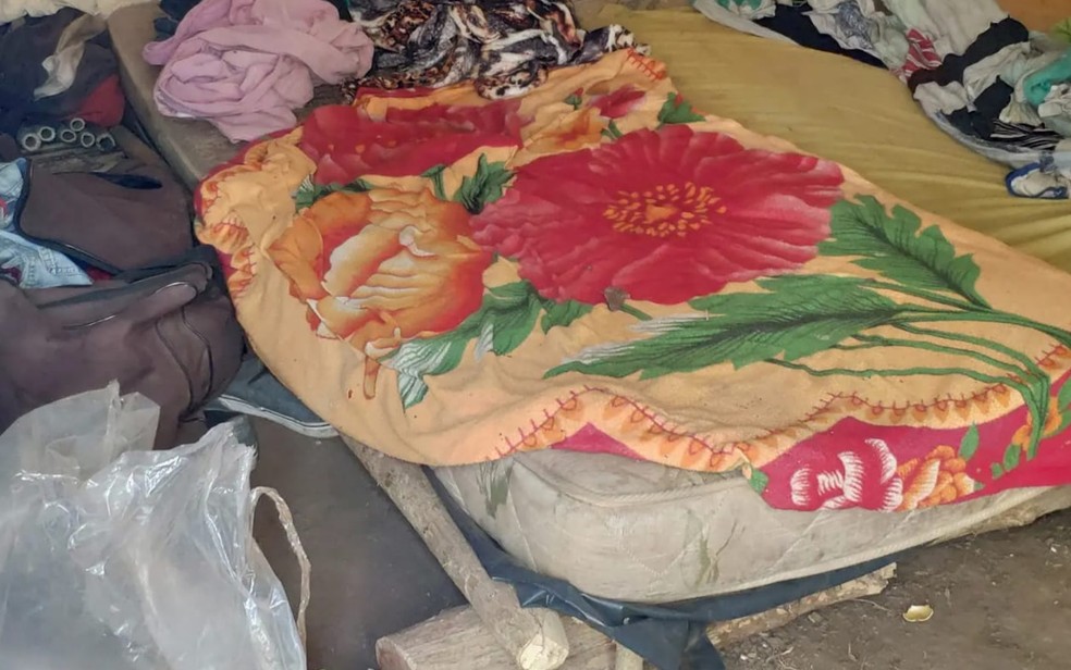 Suspeito de abusar da filha de 11 meses e da enteada de 9 anos estava com as meninas no local onde foi preso — Foto: Reprodução/Polícia Civil
