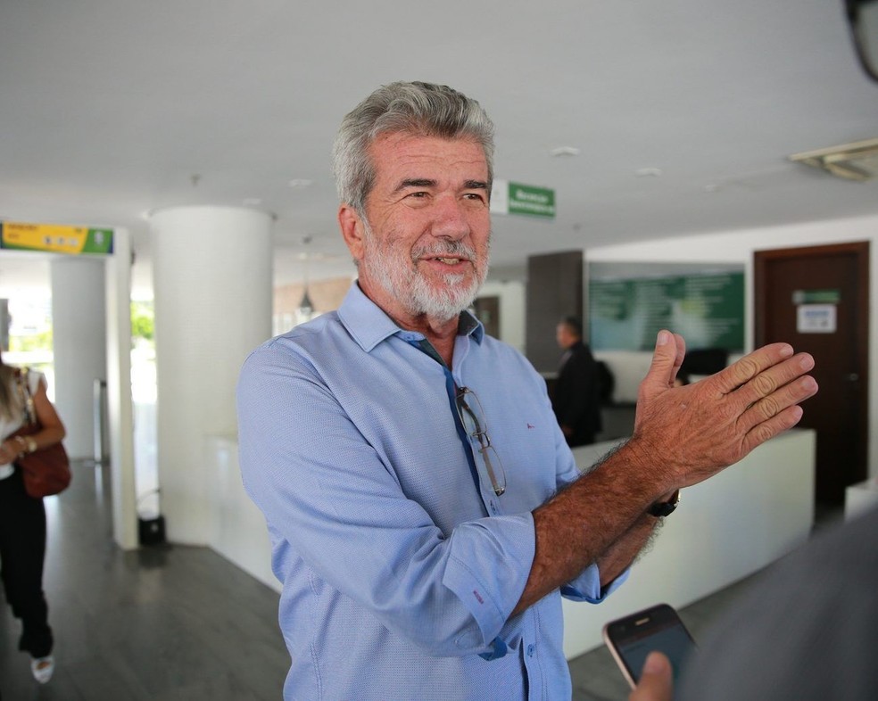 Arnon Bezerra, candidato à reeleição em Juazeiro do Norte — Foto: Fabiane de Paula/SVM