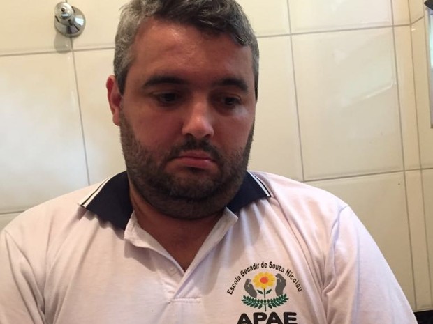 Rodrigo Carvalho confessou que abusava de alunos da APAE  (Foto: Polícia Civil/Divulgação)