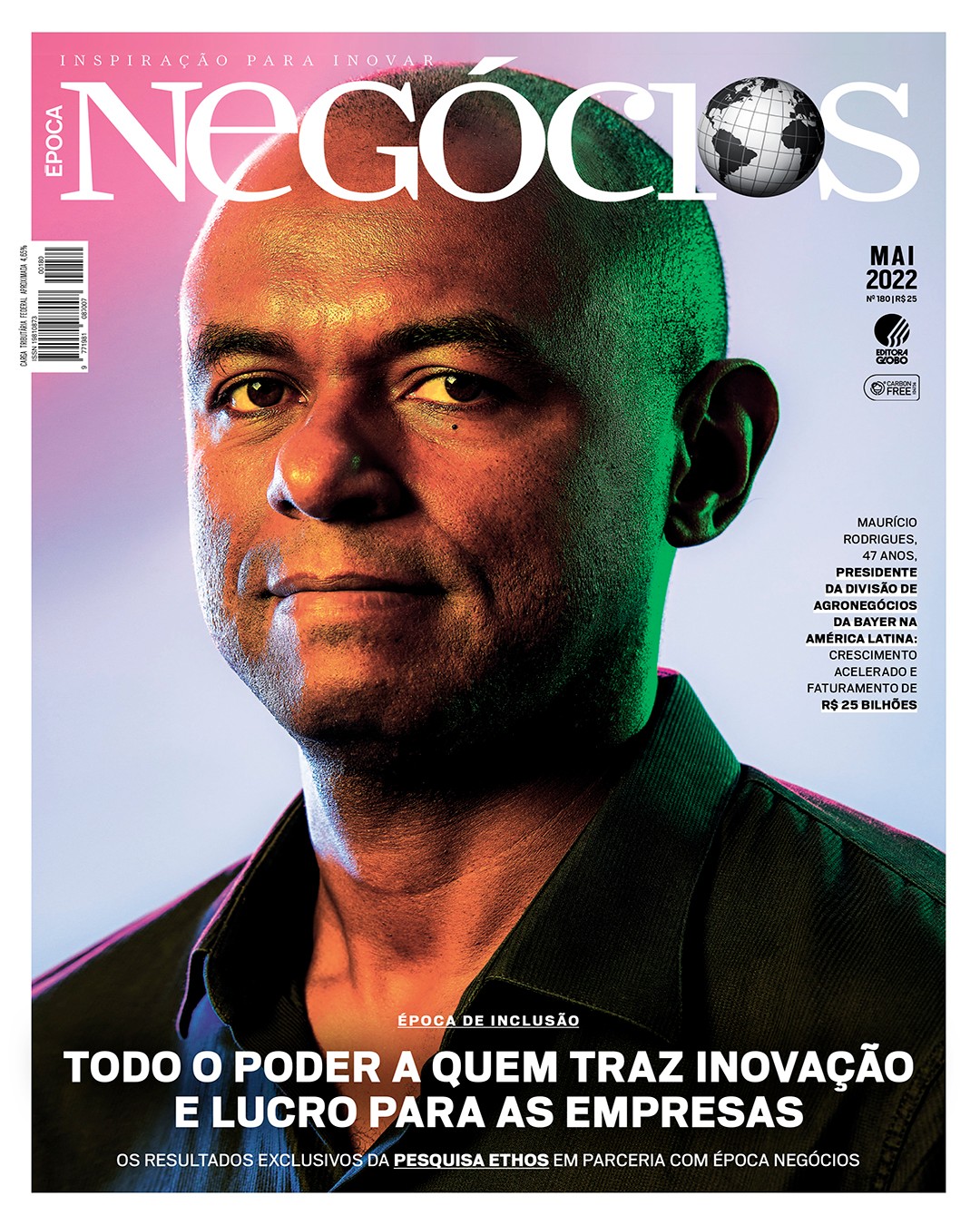 Capa da Época NEGÓCIOS de maio/22 (Foto: Reprodução)