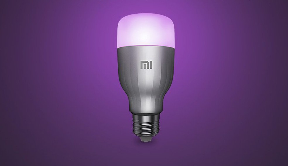 Lâmpada inteligente da Xiaomi tem bom custo-benefício e promete economizar energia — Foto: Divulgação/Xiaomi