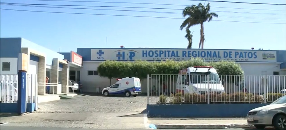 Hospital Regional de Patos, na Paraíba — Foto: TV Cabo Branco/Reprodução