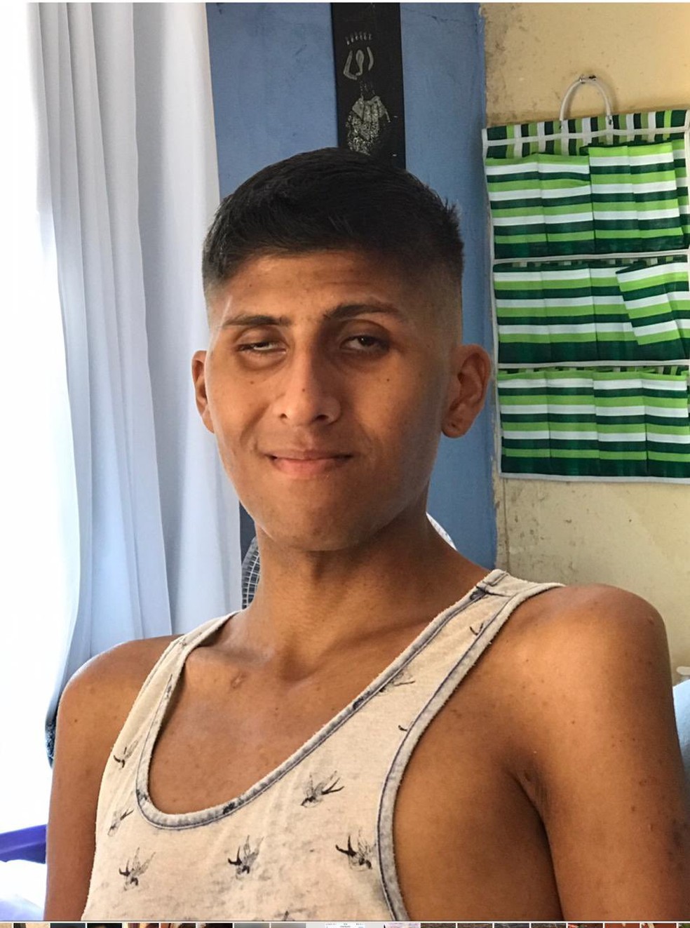 Influencer Vitor Ramos antes de tratamento contra HIV — Foto: Reprodução/Twitter