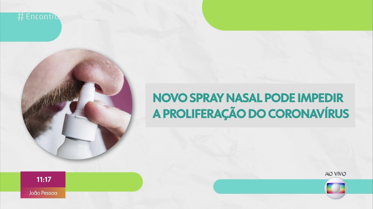 Spray nasal pode impedir a proliferação do coronavírus
