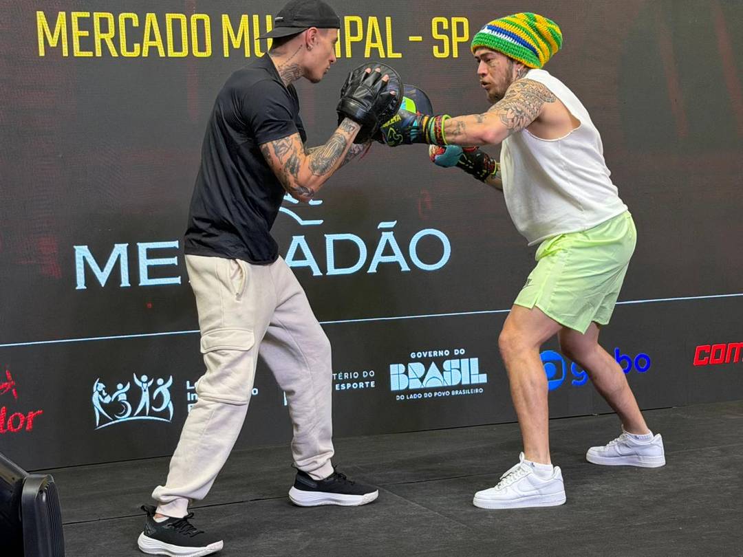 Popó x Whindersson no FMS 8: saiba como foi o treino aberto | ge