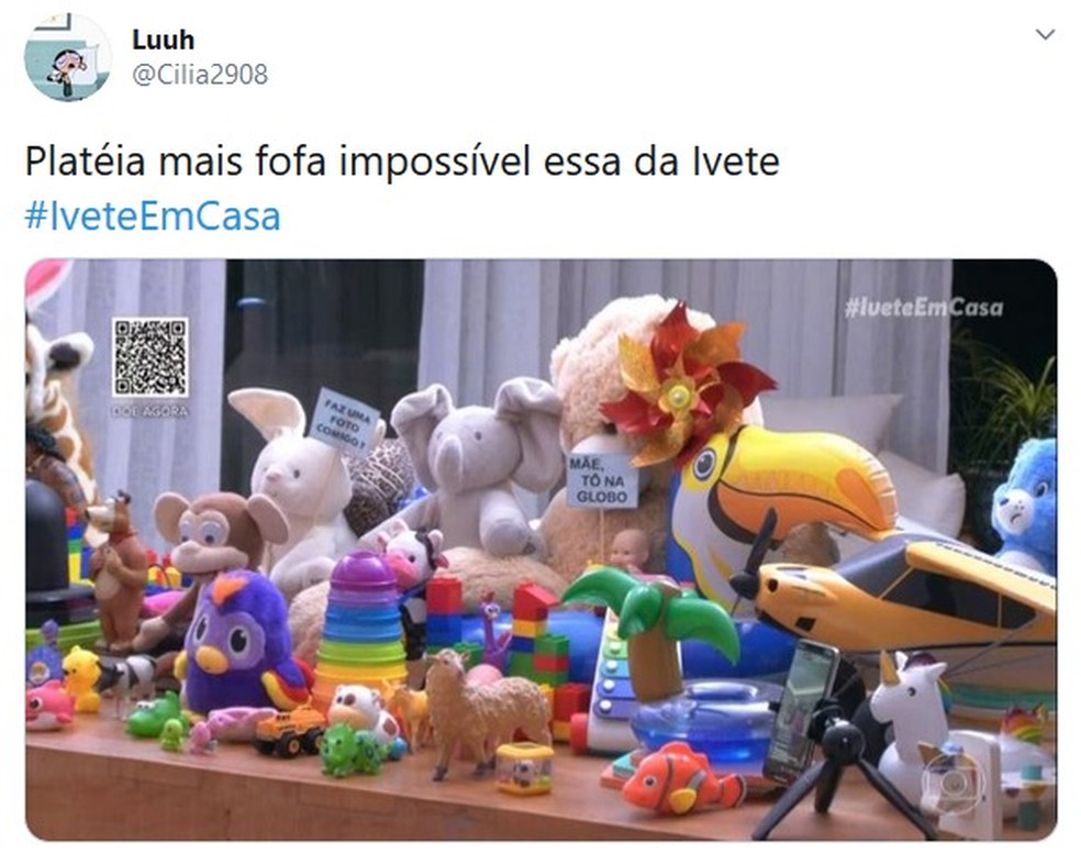 Internautas se divertem com plateia de Ivete � Foto: Reprodu��o Twitter