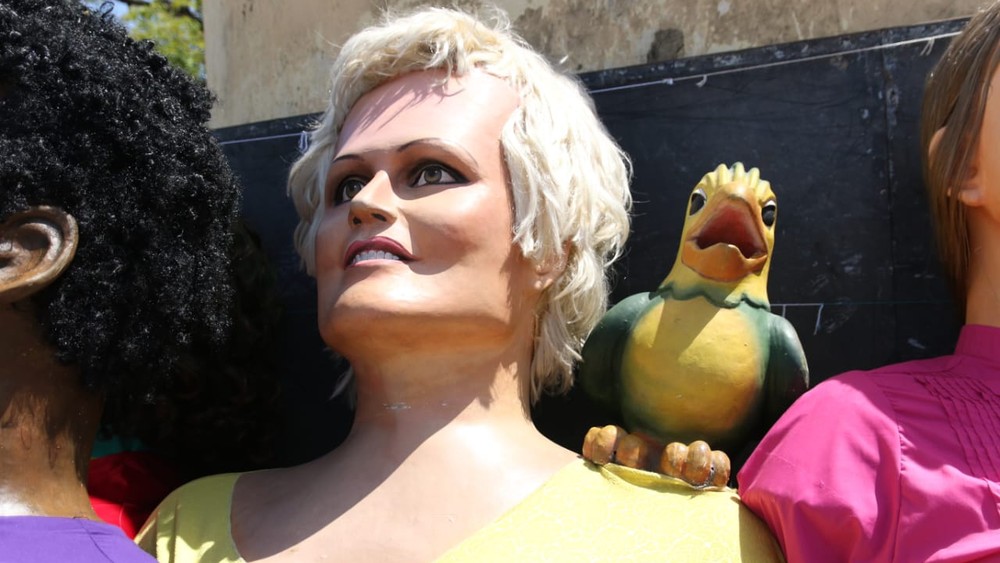 Apoteose dos bonecos gigantes no carnaval de Olinda