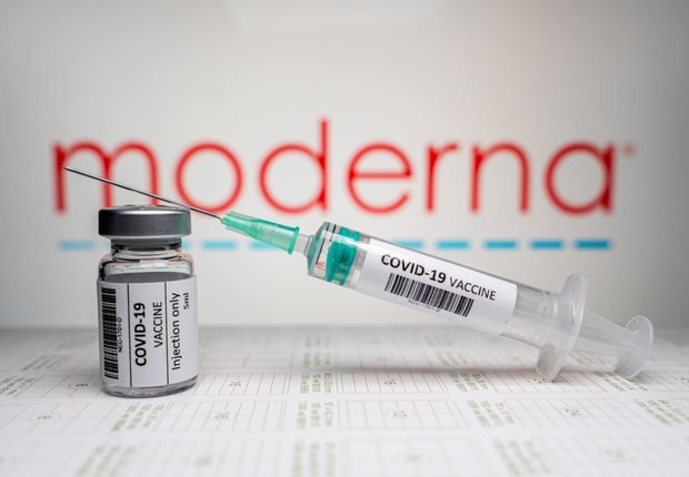 vacina Moderna (Foto: (Photo by John Beckmann/BSR Agency/Getty Images))