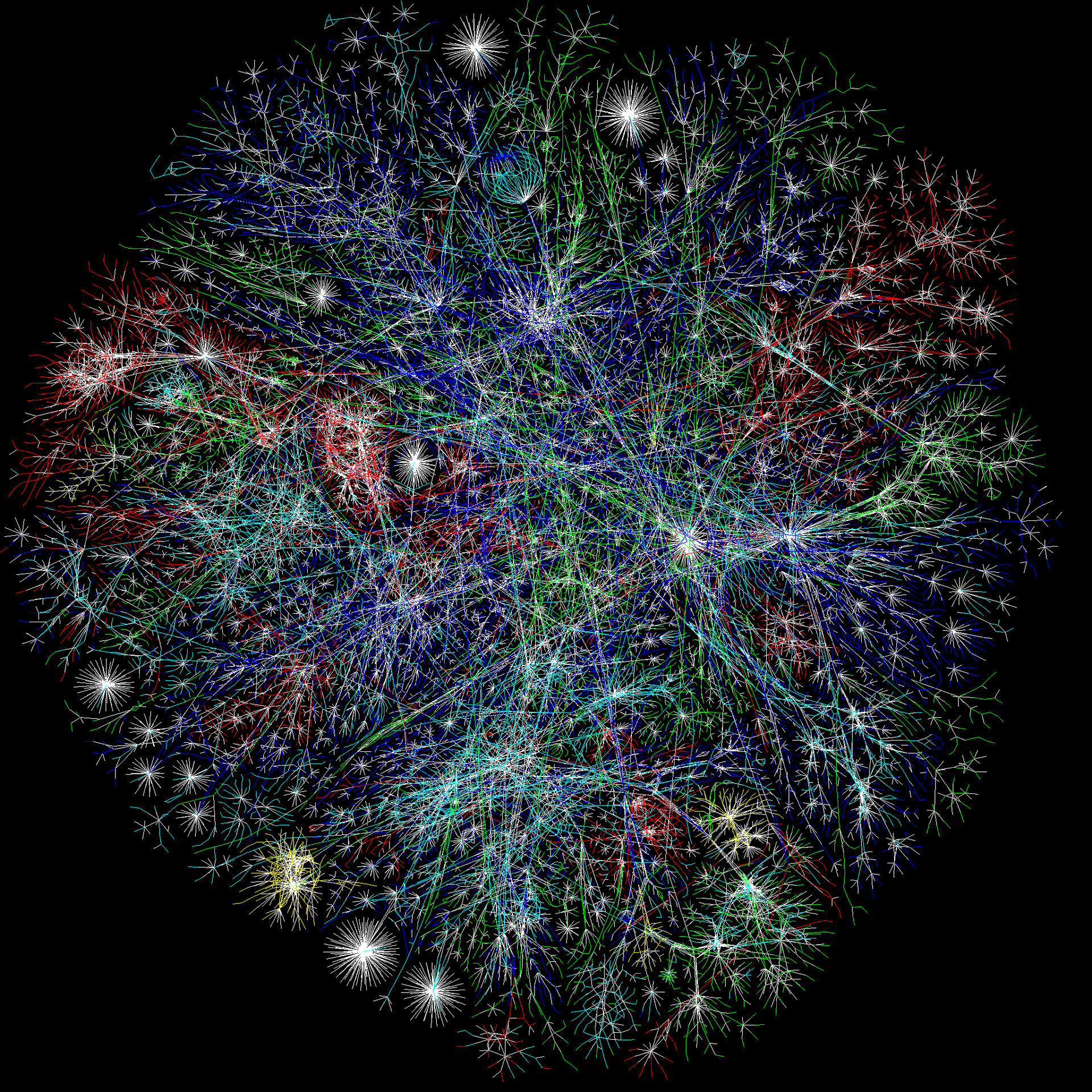 Mapa da internet  (Foto: The Opte Project/Divulgação)