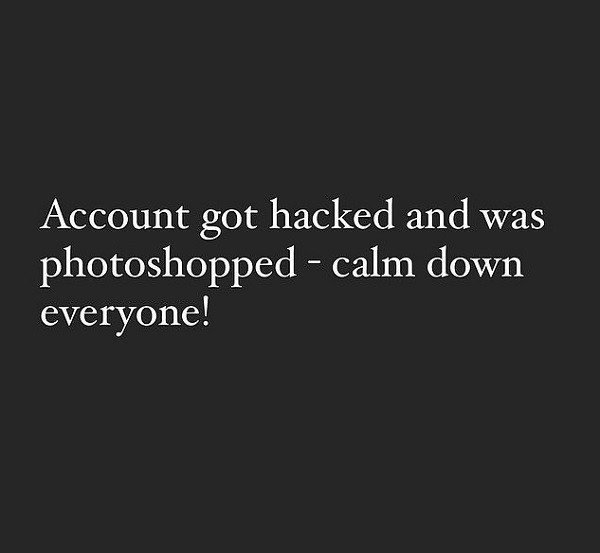 O post de Sam Asghari, namorado de Britney Spears, alegando que sua conta no Instagram foi hackeada (Foto: Instagram)