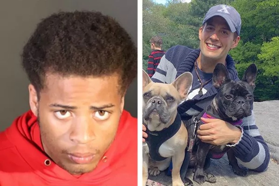 James Howard Jackson (à esquerda) foi acusado de atirar contra Ryan Fischer (à direita), passeador de cães de Lady Gaga