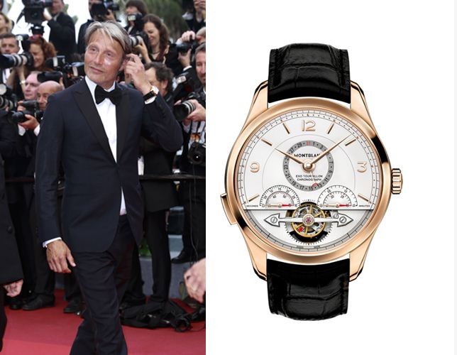 O ator e diretor (e membro do juri de Cannes) Mads Mikkelsen vestiu Montblanc Heritage Chronométrie ExoTourbillon Minute Chronograph (Foto: Divulgação)