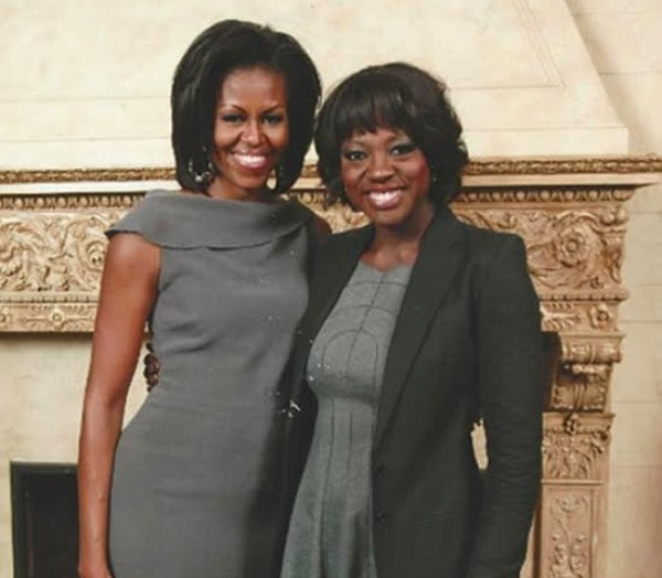 Michelle Obama e Viola Davis em foto feita quando a advogada ainda era a primeira-dama dos Estados Unidos (Foto: Instagram)
