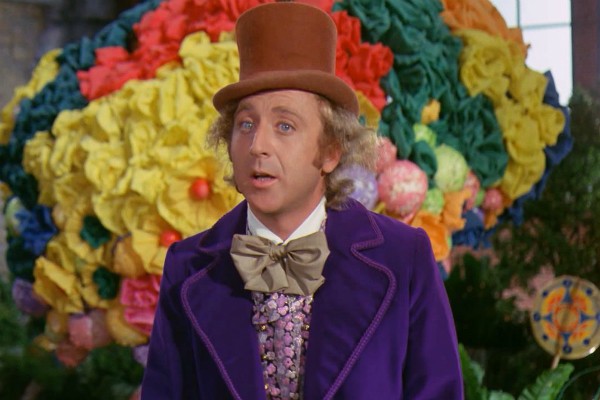O ator Gene Wilder no papel de Willy Wonka (Foto: Reprodução)