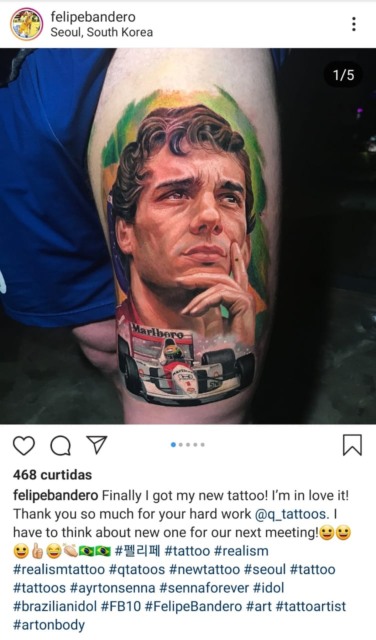 Tatuagem de Ayrton Senna em jogador brasileiro de vôlei ...