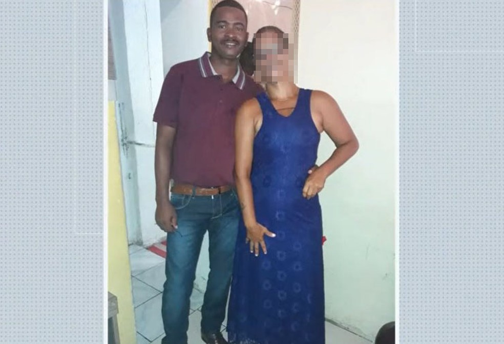 Paulo César de Jesus, de 37 anos, foi morto junto com os enteados em casa, em uma disputa por terreno — Foto: Reprodução/TV Bahia