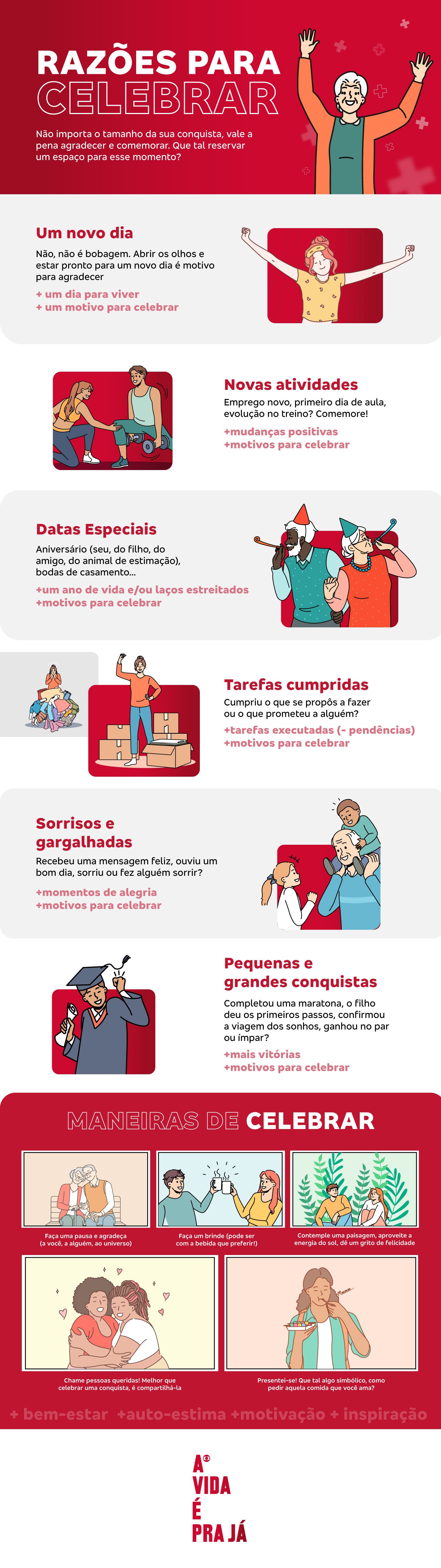 Do simples ao extraordinário: celebrar é bom demais e faz bem
