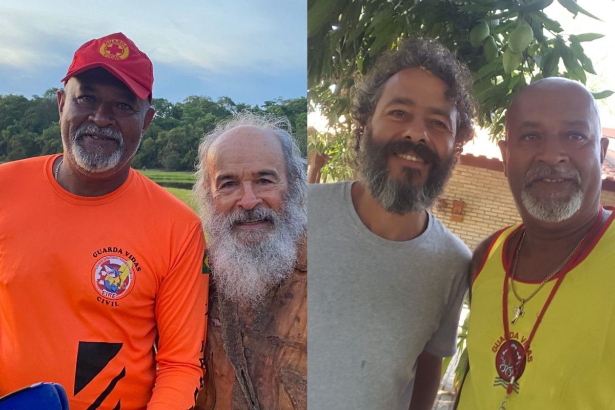 Guarda-vidas espantou sucuris, jacarés e ariranhas para proteger atores em gravação do remake de 'Pantanal'